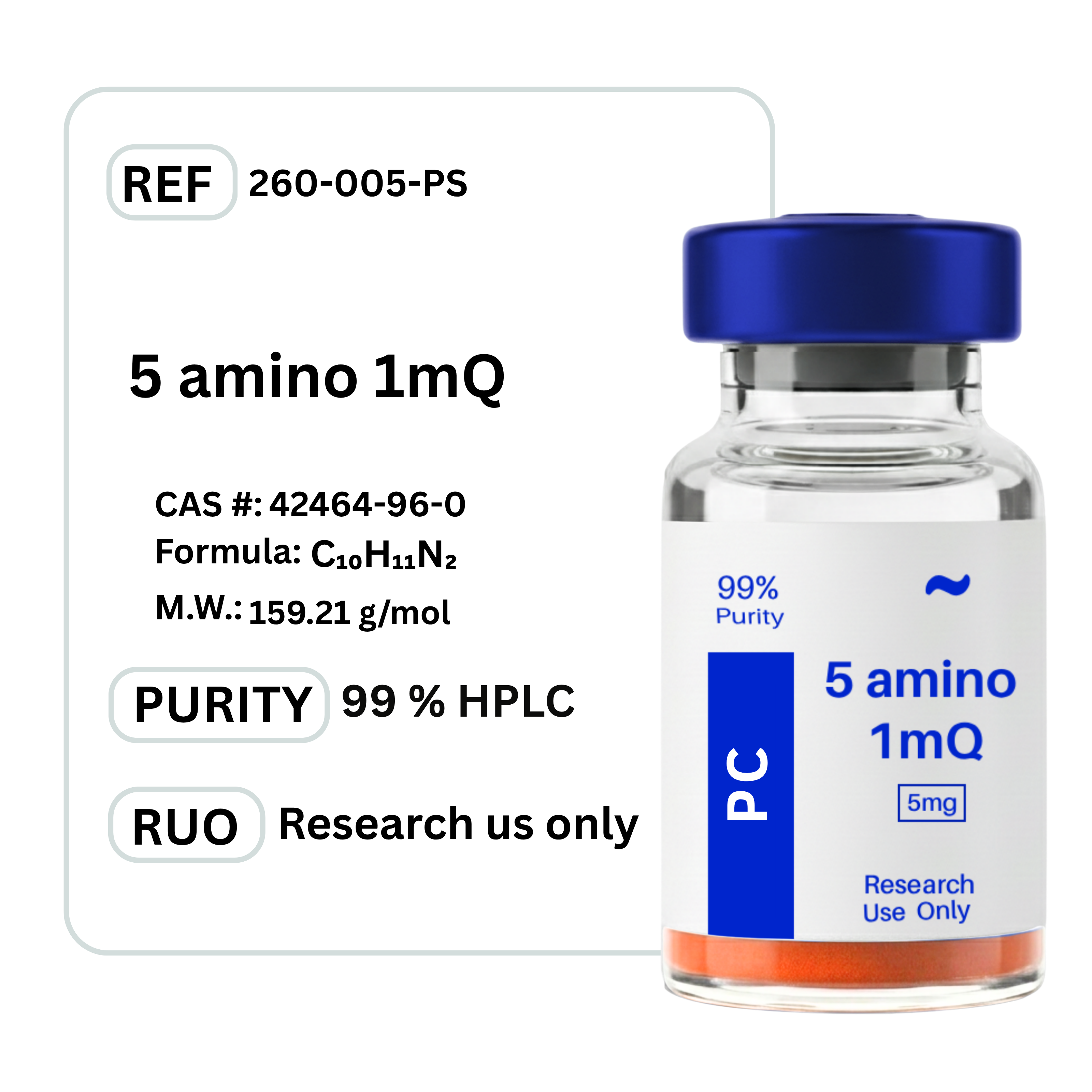 5-Amino-1MQ – Saint-Hubert Peptides (PC)