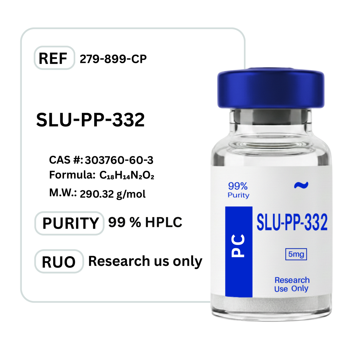 SLU-PP-332 Saint-Hubert Peptides (PC) SLU-PP-332 Saint-Hubert Peptides (PC)